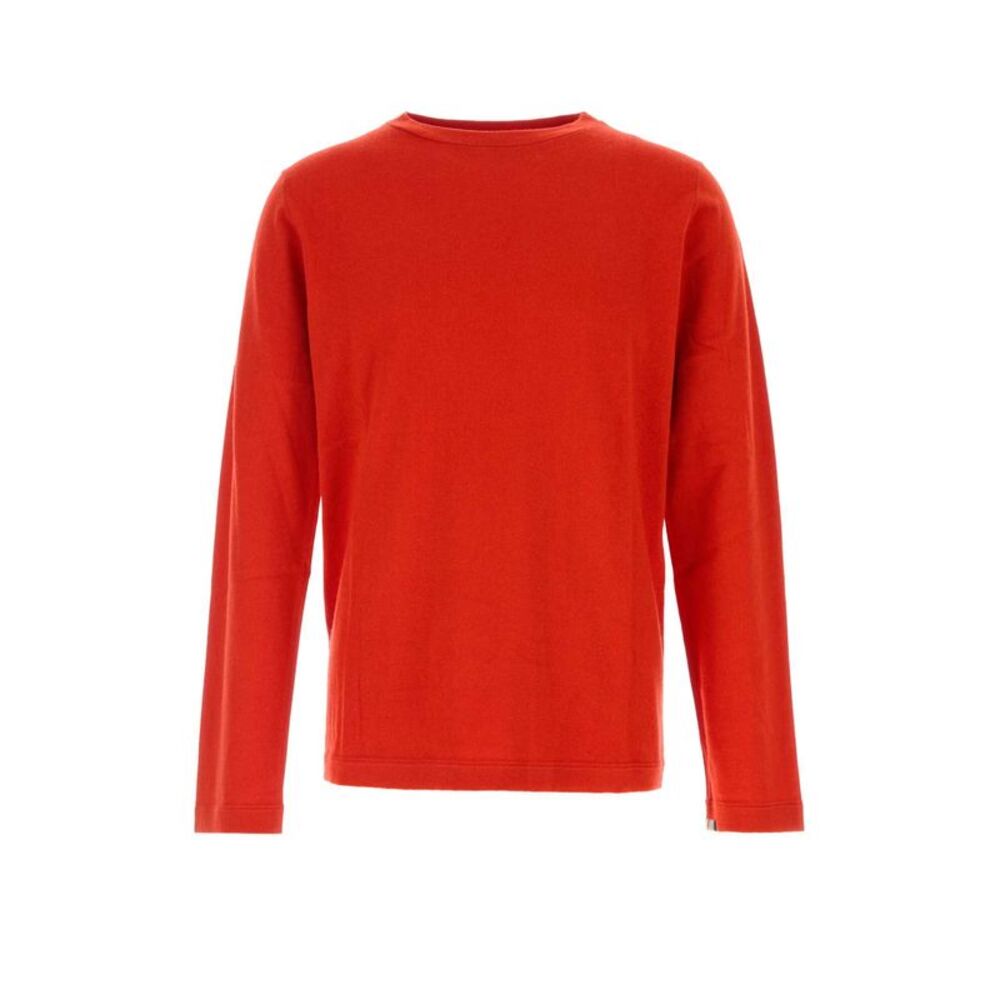 Extreme Cashmere Men Red Cotton Blend Nâ°500 Sweater